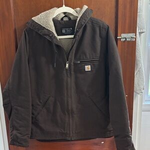 Carhartt Women’s Dark Brown Hooded Performance Jacket